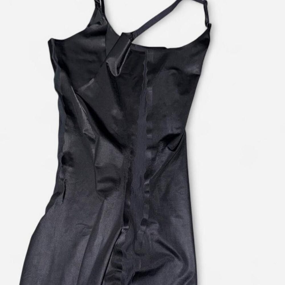Assets by Spanx Black Curvy Girl Mini Dress Shapewear Compression Slip, size 1X - Picture 5 of 7